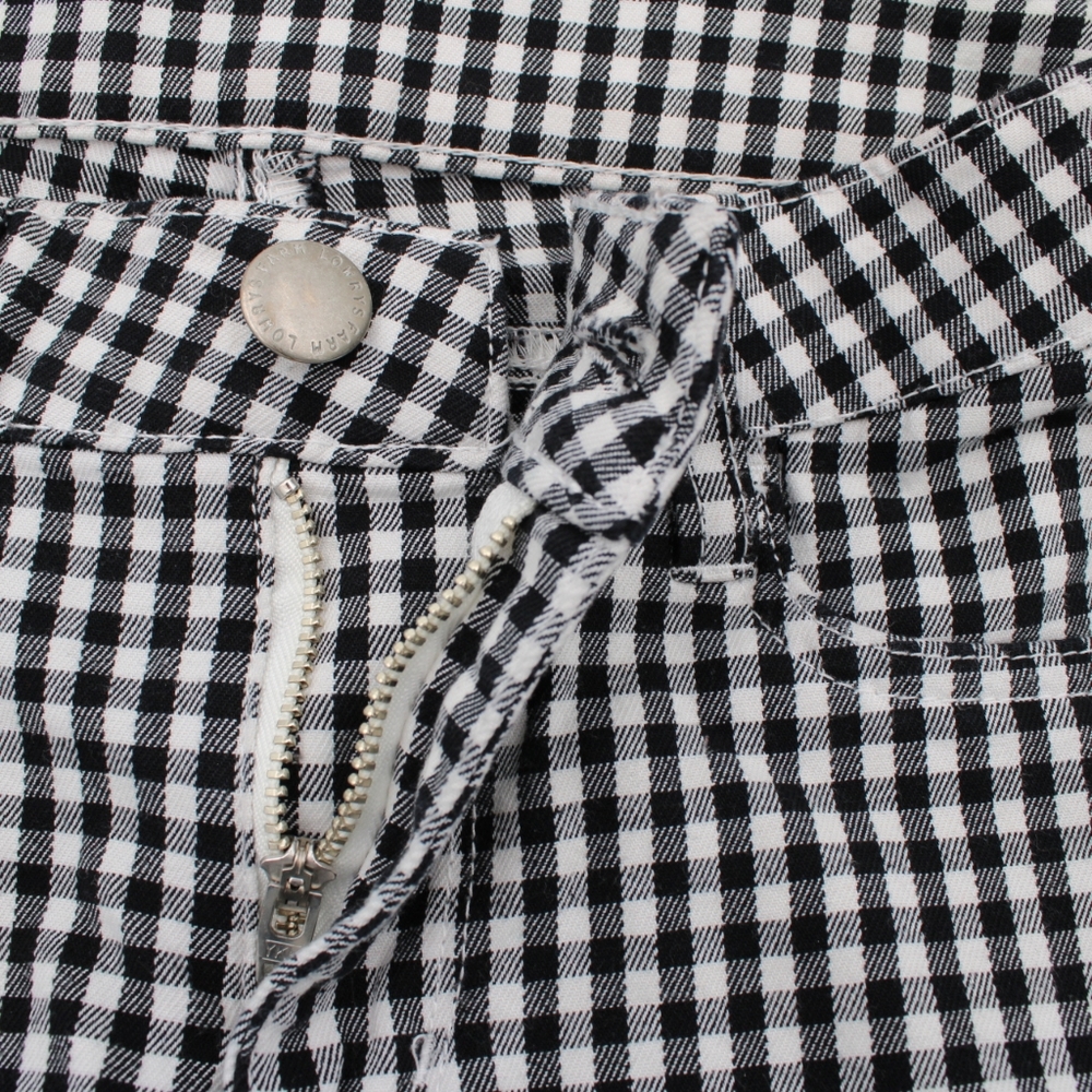 Lowry's Farm Black & White Checker Cropped Jeans – Women’s XS - Picture 2 of 6
